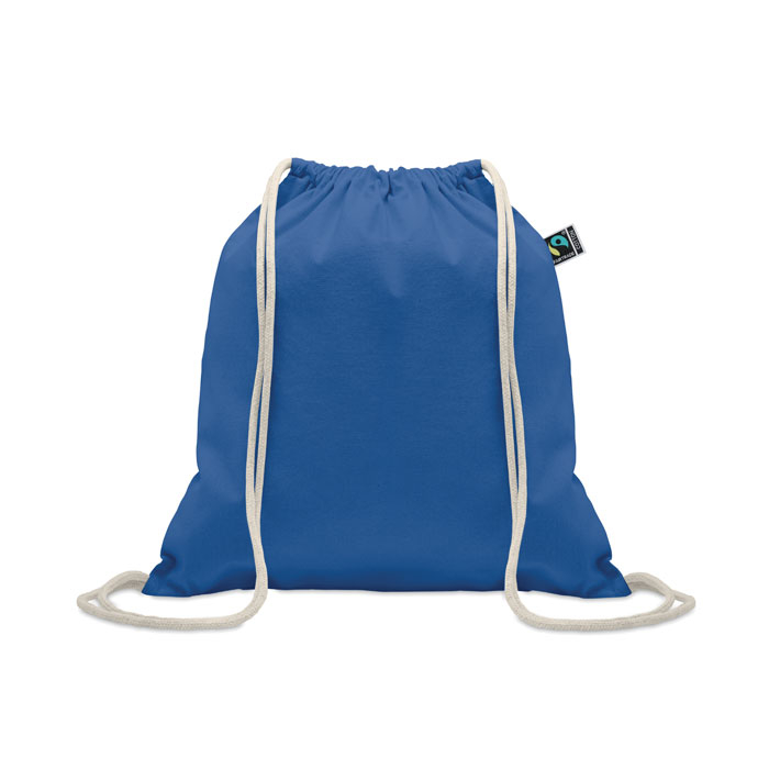 Sac à cordon en coton 180 g/m² à personnaliser Osole Draw Bleu royal